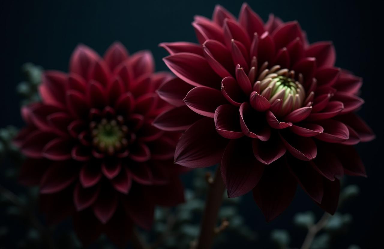 Artistic close-up of seasonal botanicals